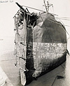 Photos du navire endommagé STORSTAD montrées à la Commission d'enquête